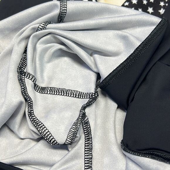 WITH Wear It To Heart High Waist Star Leggings - Black Superstar Size M - Picture 11 of 11